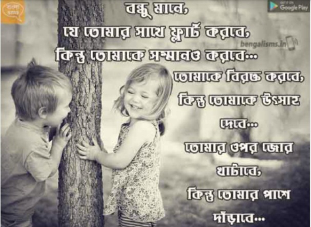 bengali friendship shayari