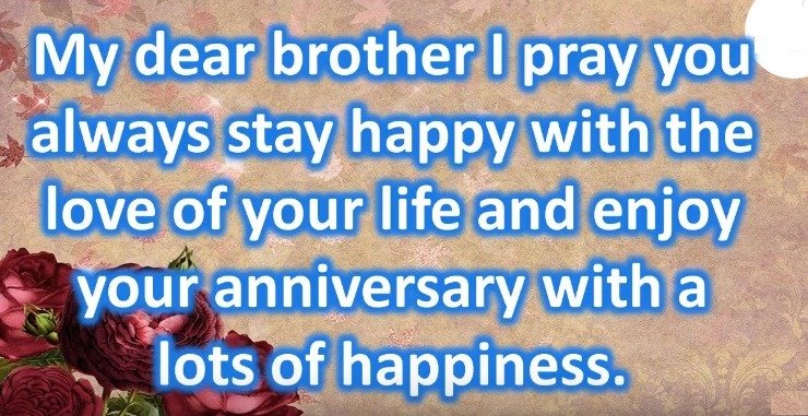 Wedding Anniversary Wishes For Brother And Sister In Law Best