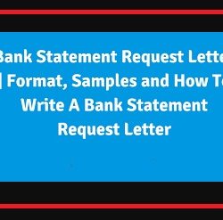 Bank Statement Request Letter