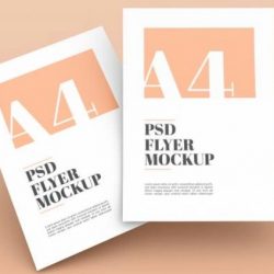 flyer mockup psd free download