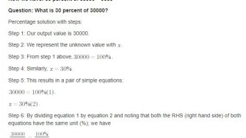 30 percent of 30000
