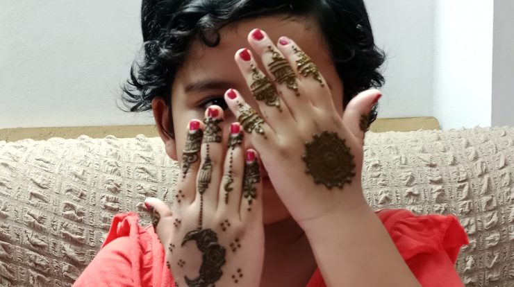 Baby Full Hand Mehndi Design