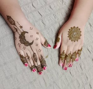 baby shower mehndi design latest