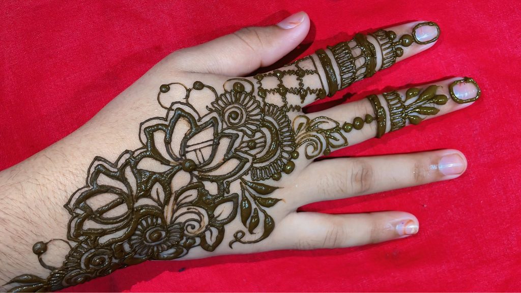 finger mehndi design simple photo arabic easy and beautiful