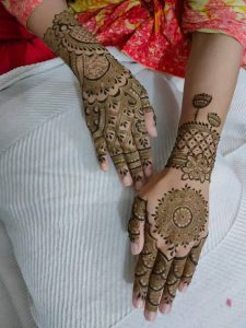 palm arabic design simple