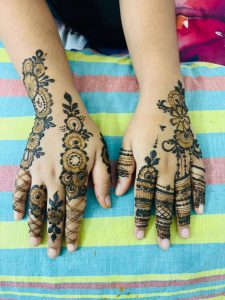 right hand design arabic simple