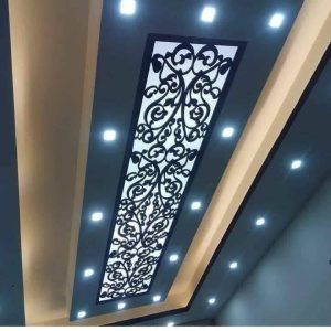 Gypsum False Ceiling Designs LED
