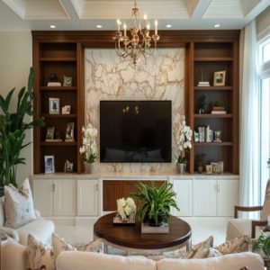 luxury tv unit design