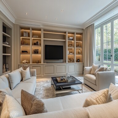 main hall modern tv unit design
