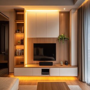 wall tv unit design